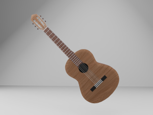 Acoustic guitar - musica 3D Model