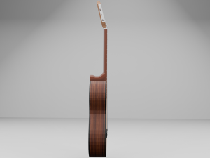 Acoustic guitar - musica 3D मॉडल
