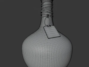 Flask with poison 3D Model