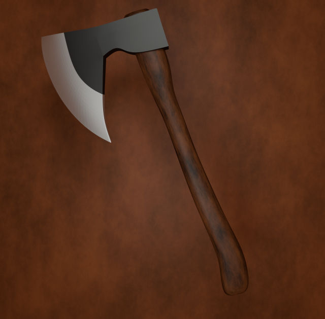 Axe 3D Model .c4d .max .obj .3ds .fbx .stl .blend 