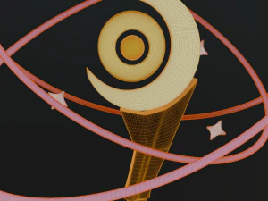 Wizards staff 3D Model