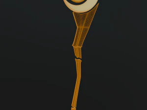 Wizards staff 3D Model