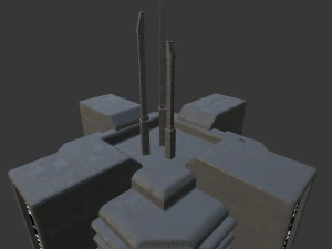 Torre cibernetica Modello 3D