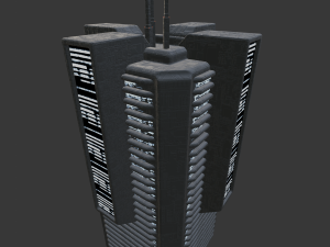 Cyber Tower 3D Model