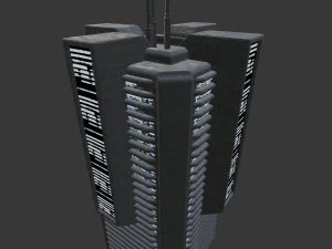 Torre cibernetica Modello 3D