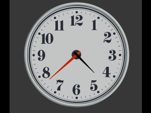 Wall Clock 3Dモデル