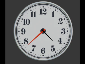 Wall Clock 3D Model