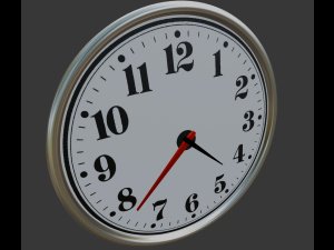 Wall Clock 3D Model