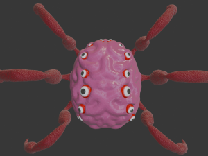Brain monsten Modèle 3D