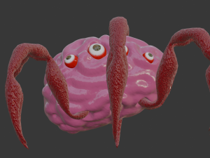 Brain monsten Modèle 3D