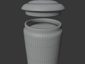 Jar with formalin Modèle 3D