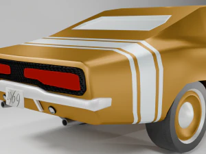 Dodge Charger 1969 3D Model