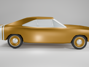 Dodge Charger 1969 3D Модель