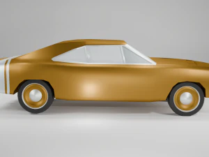 Dodge Charger 1969 3D Model