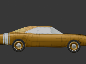 Dodge Charger 1969 3D Модель