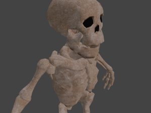 Skeleton 3Dモデル