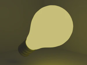 Lampada Modello 3D