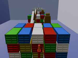 Cargo ship 3D Model