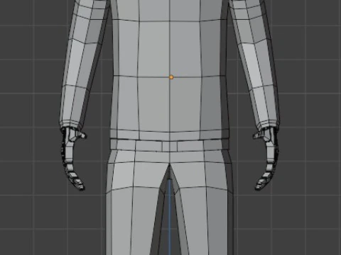 Cyber-politieagent 3D Model