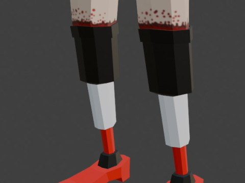 Uno punk from game Rampage 3D Model