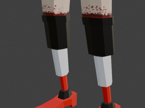 Uno punk from game Rampage 3D Model