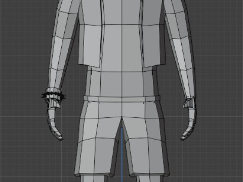 Uno punk from game Rampage 3D Model