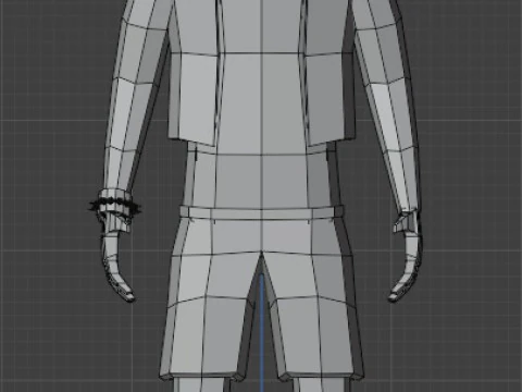 Uno punk from game Rampage 3D Model