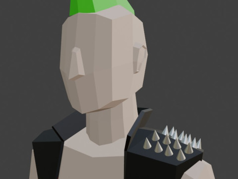 Uno punk from game Rampage 3D Model