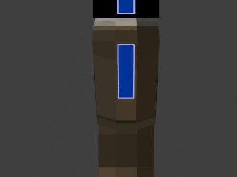 Cyber blaster from game Rampage 3D 模型