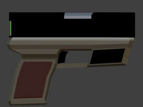 Cyber blaster from game Rampage 3D Model