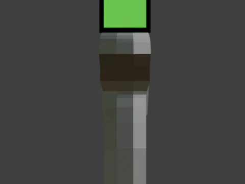 Cyber blaster from game Rampage 3D Model