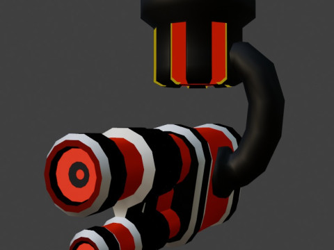 Wall camera from game Rampage Modelo 3D