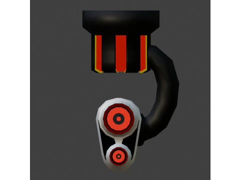 Wall camera from game Rampage 3D Model