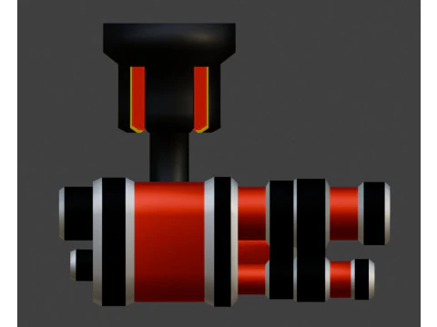 Wall camera from game Rampage 3D Model