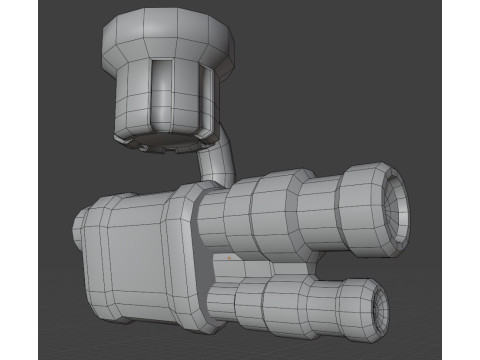 Wall camera from game Rampage Modelo 3D