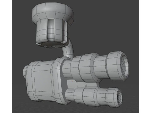 Wall camera from game Rampage 3D Model