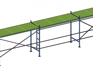 Straddle scaffold 3D Model