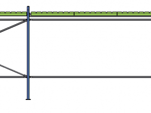 Straddle scaffold 3D Model