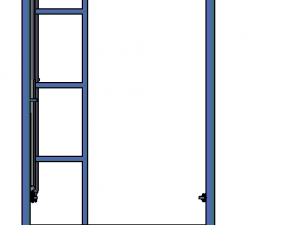 Straddle scaffold 3D Model