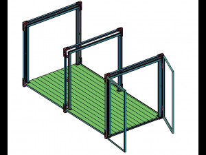 of a cargo container 3D Model