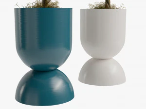 Hourglass Planter 3D Model