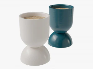 Hourglass Planter 3D Model