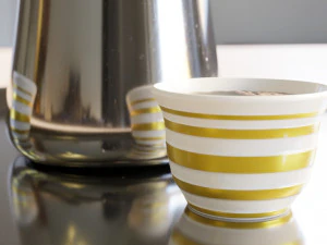 Turkish coffee pot and cups 3D Model