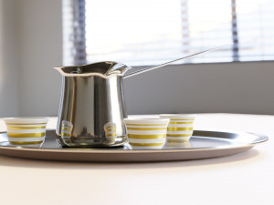 Turkish coffee pot and cups 3D Модель