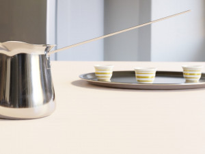 Turkish coffee pot and cups 3D Модель