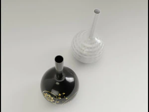 Decorative modern vases 3D Model