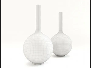 Decorative modern vases 3D Model
