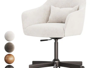 Sedia girevole Tossberg Malskar Modello 3D