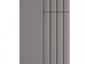 Wall panels Sagano 3D 모델