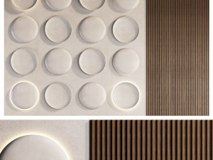 Headboard 3d Wall Panel 3Dモデル